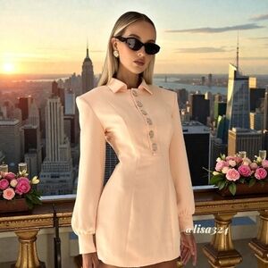 NWT $550 ATOIR Goldie Mini Peach Medium